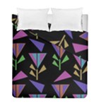 Abstract Pattern Flora Flower Duvet Cover Double Side (Full/ Double Size)