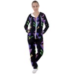 Abstract Pattern Flora Flower Women s Tracksuit