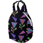 Abstract Pattern Flora Flower Travel Backpack