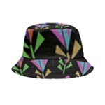 Abstract Pattern Flora Flower Inside Out Bucket Hat