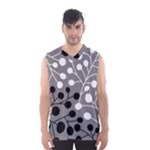 Abstract Nature Black White Men s Basketball Tank Top