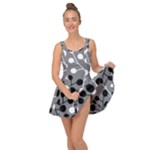 Abstract Nature Black White Inside Out Casual Dress