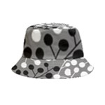 Abstract Nature Black White Inside Out Bucket Hat