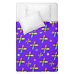 Abstract Background Cross Hashtag Duvet Cover Double Side (Single Size)