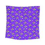 Abstract Background Cross Hashtag Square Tapestry (Small)