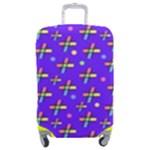 Abstract Background Cross Hashtag Luggage Cover (Medium)