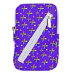 Abstract Background Cross Hashtag Belt Pouch Bag (Small)