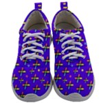 Abstract Background Cross Hashtag Mens Athletic Shoes