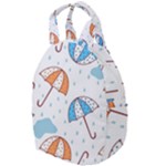 Rain Umbrella Pattern Water Travel Backpack