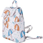 Rain Umbrella Pattern Water Buckle Everyday Backpack