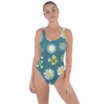 Drawing Flowers Meadow White Bring Sexy Back Swimsuit