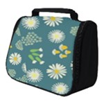 Drawing Flowers Meadow White Full Print Travel Pouch (Small)
