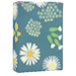 Drawing Flowers Meadow White Playing Cards Single Design (Rectangle) with Custom Box