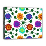 Bloom Plant Flowering Pattern Canvas 14  x 11  (Stretched)
