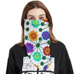 Bloom Plant Flowering Pattern Face Covering Bandana (Triangle)