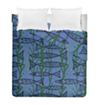 Fish Pike Pond Lake River Animal Duvet Cover Double Side (Full/ Double Size)