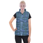 Fish Pike Pond Lake River Animal Women s Button Up Vest
