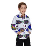 Fish Abstract Colorful Kids  Windbreaker