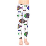 Fish Abstract Colorful Kids  Leggings