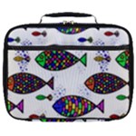 Fish Abstract Colorful Full Print Lunch Bag