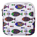 Fish Abstract Colorful Mini Square Pouch