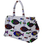 Fish Abstract Colorful Duffel Travel Bag