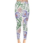 Bloom Nature Plant Pattern Inside Out Leggings