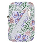 Bloom Nature Plant Pattern Belt Pouch Bag (Small)
