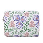 Bloom Nature Plant Pattern 13  Vertical Laptop Sleeve Case With Pocket