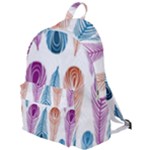 Pen Peacock Colors Colored Pattern The Plain Backpack
