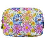 Bloom Flora Pattern Printing Make Up Pouch (Small)