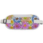 Bloom Flora Pattern Printing Rounded Waist Pouch