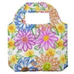 Bloom Flora Pattern Printing Premium Foldable Grocery Recycle Bag