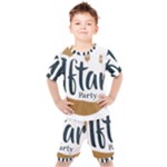 Iftar-party-t-w-01 Kids  T-Shirt and Shorts Set