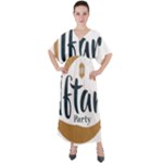 Iftar-party-t-w-01 V-Neck Boho Style Maxi Dress