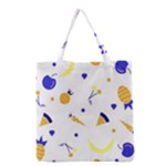 Pattern-fruit-apples-green Grocery Tote Bag