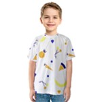 Pattern-fruit-apples-green Kids  Sport Mesh T-Shirt