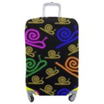 Pattern-repetition-snail-blue Luggage Cover (Medium)