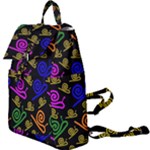 Pattern-repetition-snail-blue Buckle Everyday Backpack