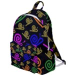 Pattern-repetition-snail-blue The Plain Backpack