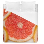 Grapefruit-fruit-background-food Duvet Cover (Queen Size)