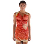 Grapefruit-fruit-background-food Wrap Front Bodycon Dress