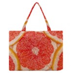 Grapefruit-fruit-background-food Zipper Medium Tote Bag
