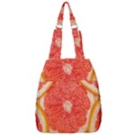 Grapefruit-fruit-background-food Center Zip Backpack