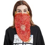 Grapefruit-fruit-background-food Face Covering Bandana (Triangle)
