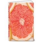 Grapefruit-fruit-background-food 8  x 10  Softcover Notebook