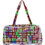 Pattern-repetition-bars-colors Multi Function Bag