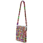 Pattern-repetition-bars-colors Multi Function Travel Bag