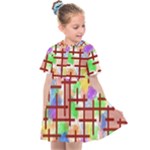 Pattern-repetition-bars-colors Kids  Sailor Dress