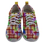 Pattern-repetition-bars-colors Women Athletic Shoes